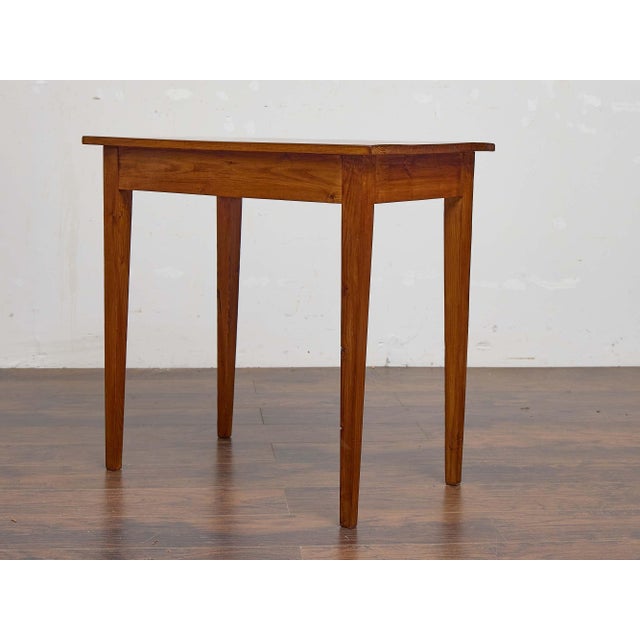 19th Century English Country House Pine Table With Tapered Legs For Sale In Atlanta - Image 6 of 11
