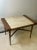 Wood 1960s Mid-Century Modern Travertine & Wood Tables - A Pair For Sale - Image 7 of 11