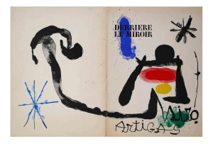 Joan Miró, Cover for Derrière Le Miroir, Lithograph, 1963