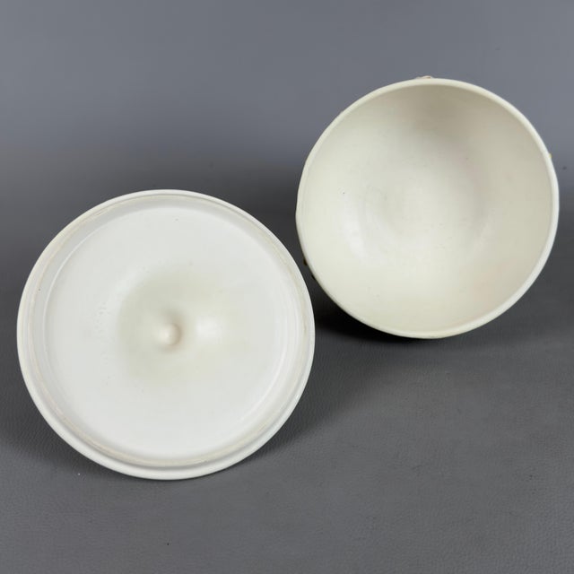 Ceramic Porcelain Vase with Lid from Capodimonte, 1960s For Sale - Image 7 of 11