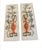 This spectacular matched pair of mid-century wall plaques is marked United – Chicago © 1958 and showcases some of the...