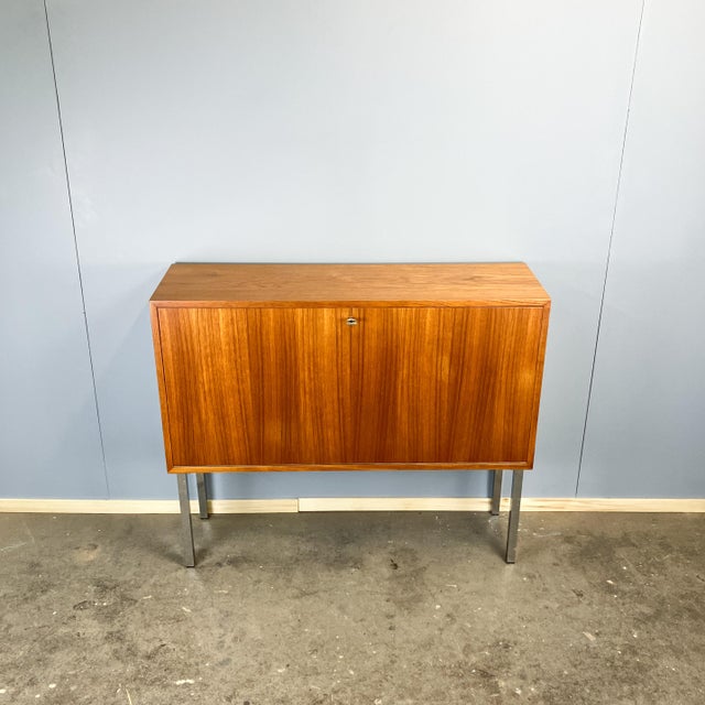Small Bar Cabinet in Teak, 1960s For Sale - Image 12 of 12