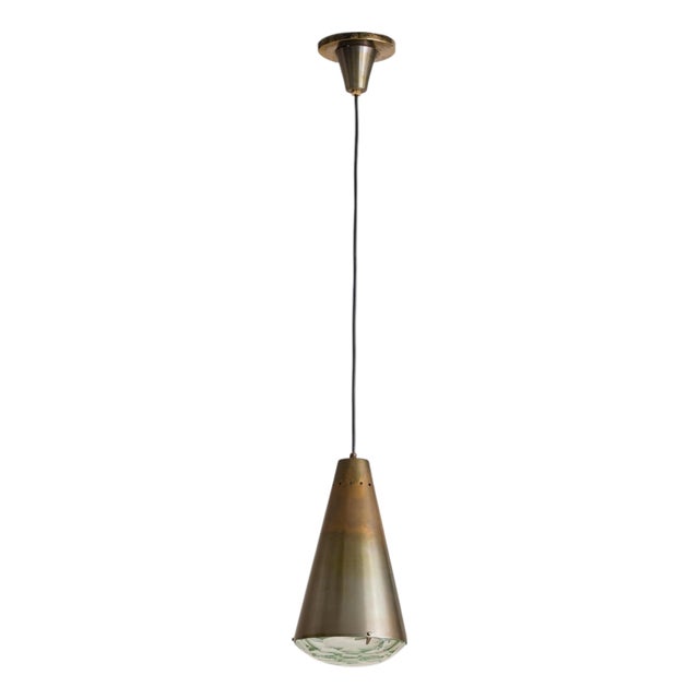 Model 1995 Pendant Light by Max Ingrand for Fontana Arte, 1960s For Sale