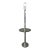1970s Faux Bamboo Chrome Table Floor Lamp For Sale