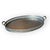 Vintage Silver-Tone Oval Pierced Gallery Tray With Handles and Feet For Sale - Image 6 of 11