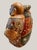 Vintage Japanese Kutani Moriage Hotei Laughing Buddha Statue 10.5" Hand Painted For Sale - Image 12 of 12