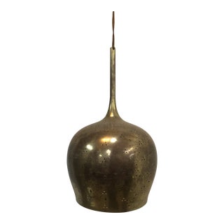 Paavo Tynell A1957 Brass Counterweight Pendant For Sale