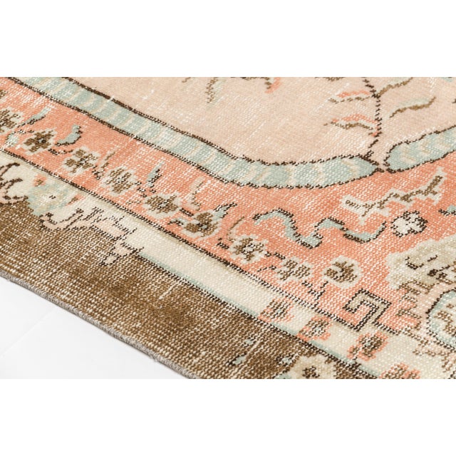 Turkish Ethnic Vintage Wool Carpet For Sale - Image 3 of 10