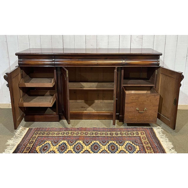 19th Century Victorian Mahogany Sideboard For Sale - Image 3 of 18