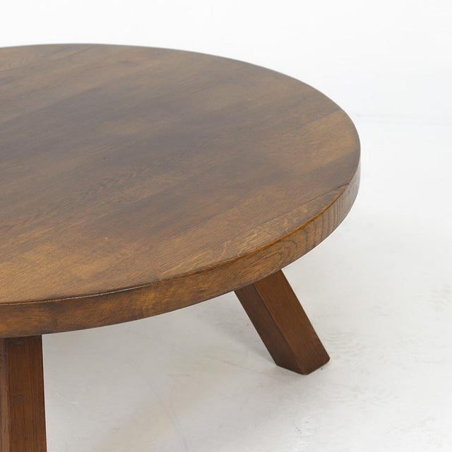 Brown Mid-Century Brutalist Coffee Table, 1960s For Sale - Image 8 of 9