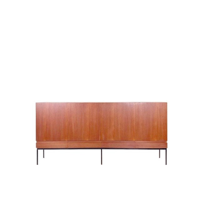 Mid-Century Modern Vintage B60 Highboard in Teak by Dieter Waeckerlin for Behr, 1960s For Sale - Image 3 of 10