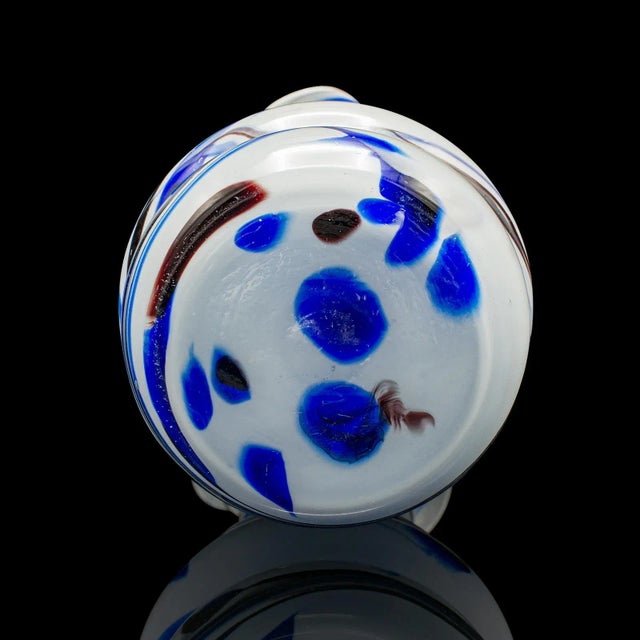 1950's Tall Vintage Murano Flower Vase For Sale - Image 11 of 12