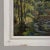 Forest Green Impressionist Oil Painting on Canvas in Rustic Distressed Painted Frame by Joseph Lagasse (1878-1962) For Sale - Image 8 of 13