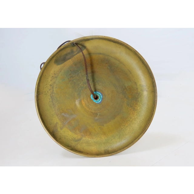 Vintage 1940s Art Deco Solid Brass Floor Lamp Torchères - a Pair For Sale - Image 10 of 11