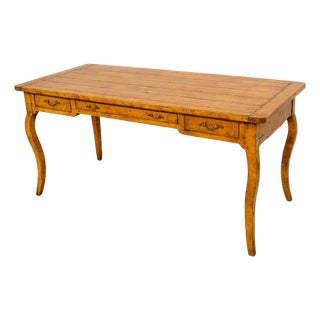 Guy Chaddock Country French Writing Desk W. Drawers For Sale