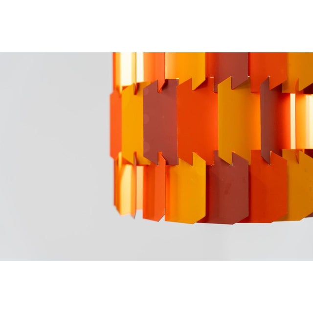 Metal Facet Pop Pendant Light by Louis Weisdorf for Lyfa For Sale - Image 7 of 13