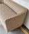 Original retail $12,885, stylish Barbara Barry for Baker / McGuire Encircle Sofa, stacked rattan base, straw lien fabric,...