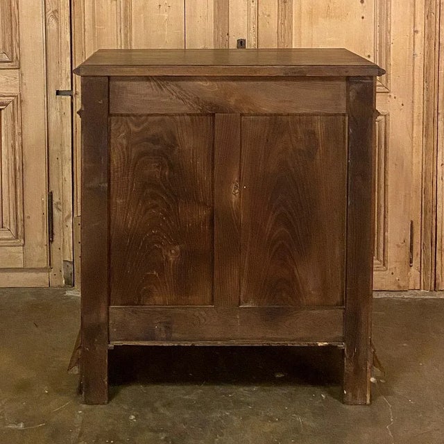 19th Century French Henri II Neoclassical Walnut Confiturier ~ Cabinet For Sale - Image 12 of 13