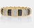 Modern Tiffany & Co.Platinum & 18k Yellow Gold Schlumberger Paillonne Diamond Bangle For Sale - Image 3 of 8