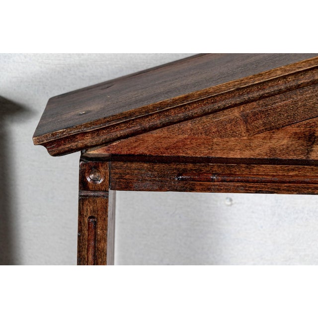 Vintage Wooden Wall Mounted Plate Racks—A Pair For Sale - Image 4 of 9