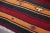 1960s Southwestern Red Striped Oushak Natural Kilim Rug For Sale - Image 10 of 13