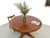 Wood Brutalist Round Table in Oak, 1960s For Sale - Image 7 of 18