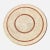 Italian 1960s Large 82" Round Italian Inlaid Rouge & Carrera Marble & Carved Gilt Wood Center Table Perfect for Hotel Lobby For Sale - Image 3 of 7