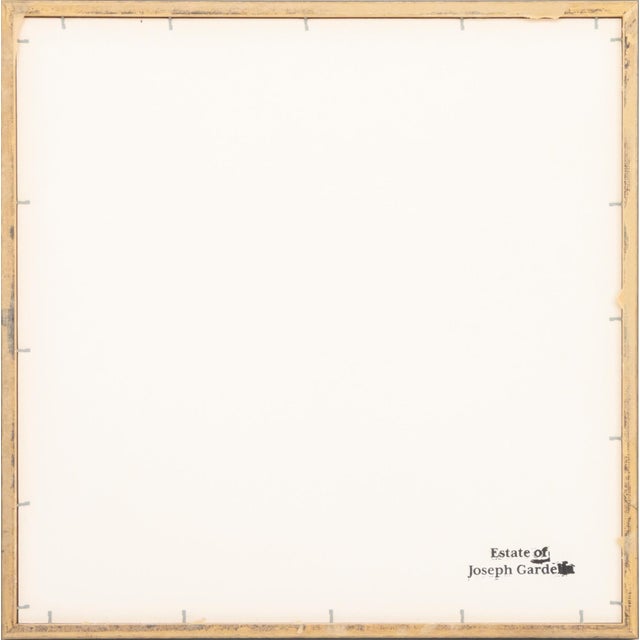 Paper Joseph Lawrence Gardella Two Squares Mixed Media For Sale - Image 7 of 8