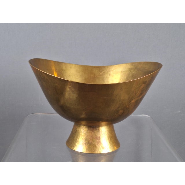 Brass Footed Bowl by Hayno Focken, 1930s For Sale - Image 6 of 6