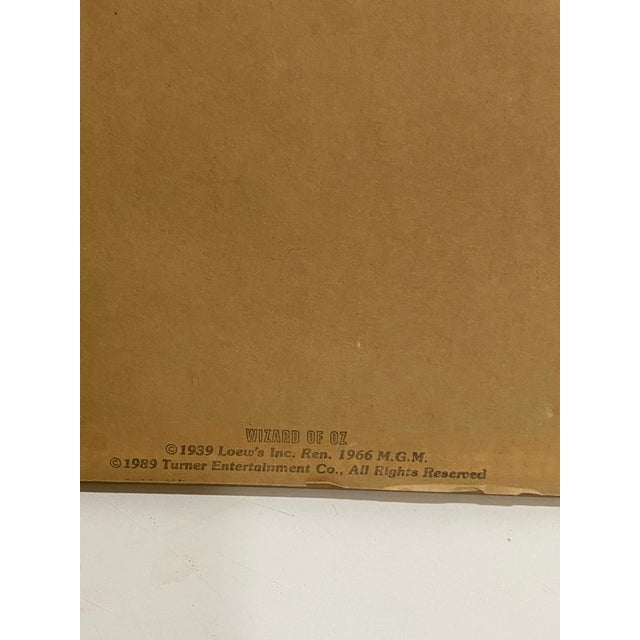 1980s 1980s Barry Leighton-Jones Signed Art Print Wizard of Oz Gold Framed Matted For Sale - Image 5 of 8