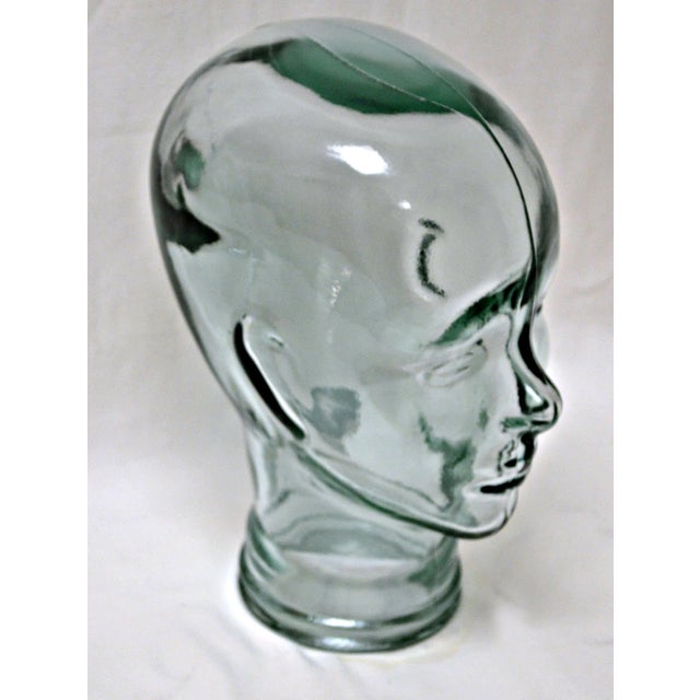 Sculptural Glass Bottle Head Figure For Sale In Miami - Image 6 of 9