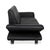 Rossini 2-Seater Sofa in Black Leather from Koinor For Sale - Image 14 of 16