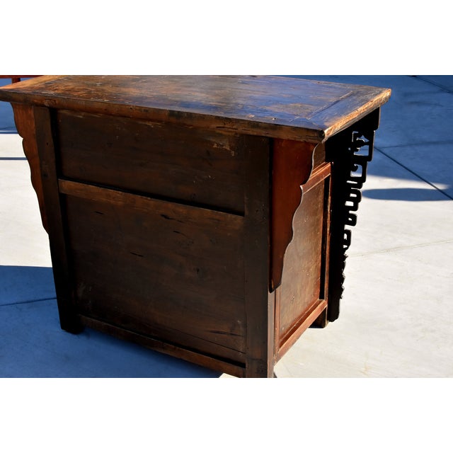 Antique Mongolian Chest Console Table Chairish