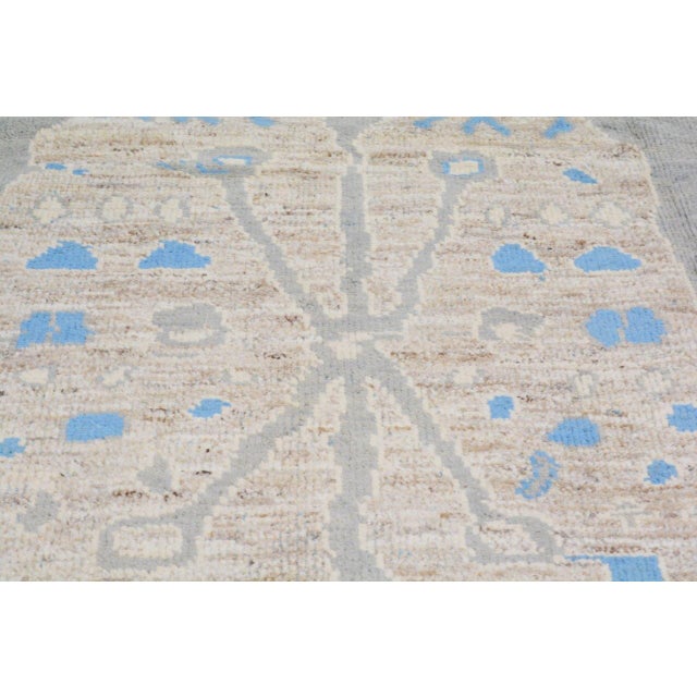 Turkish Turkish Wool Oushak Rug,8'8"X10'7" For Sale - Image 3 of 6