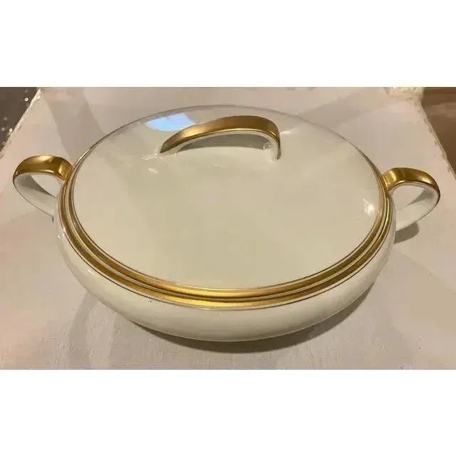 Hollywood Regency Vintage Noritake Bradford Covered Serving Bowl #5182 For Sale - Image 3 of 7