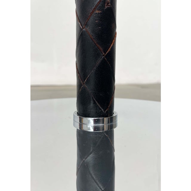 Mid-Century Modern Danish Model Flet Leather Floor Lamp by Jo Hammerborg for Fog & Morup, 1960s For Sale - Image 13 of 18