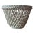 Vintage Italian Handmade Small Rope Twist Basketweave Ceramic Cachepot/Planter, Blanc De Chine. For Sale