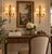 Vintage Regency Gilt Rope & Tassel Two-Light Wall Sconces, Pair For Sale - Image 4 of 6