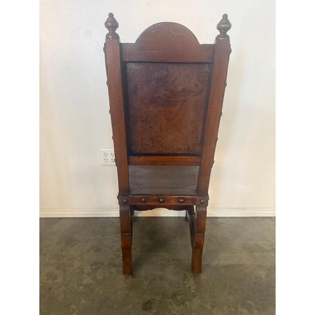 Set of Eight Spanish Renaissance Revival Dining Chairs For Sale - Image 10 of 14