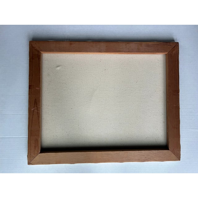 1970s' Vintage Still Life Painting of a Pitcher and Colorful Flowers For Sale - Image 9 of 10