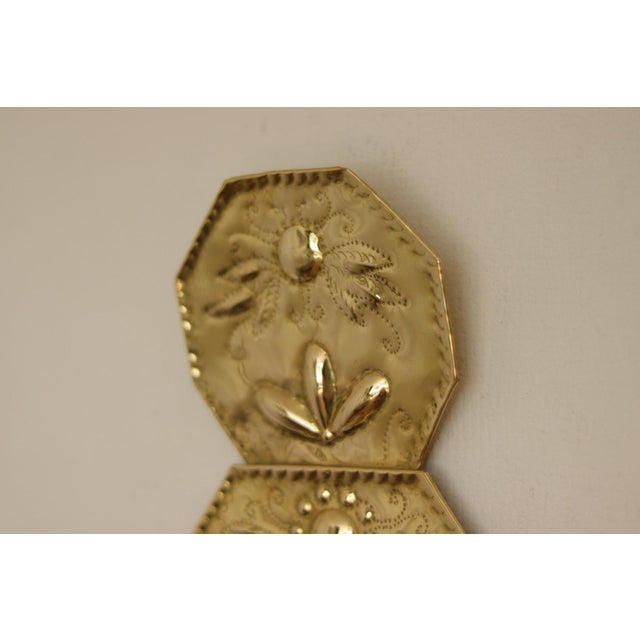 Baroque Swedish Brass Sconces, Set of 2 For Sale - Image 5 of 13