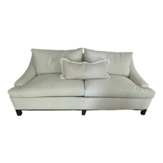 Charles Stewart Southington Sofa With Thibaut Fabric For Sale