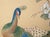 Circa 1970s Chinoiserie Style Painted Silk Screen "Peacock and Magnolia" For Sale - Image 12 of 18