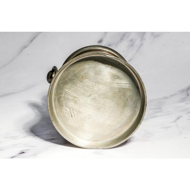 Nice Antique Golf Trophy Copper Metal Humidor Lidded Jar Canister Sports Home Decor For Sale - Image 11 of 12