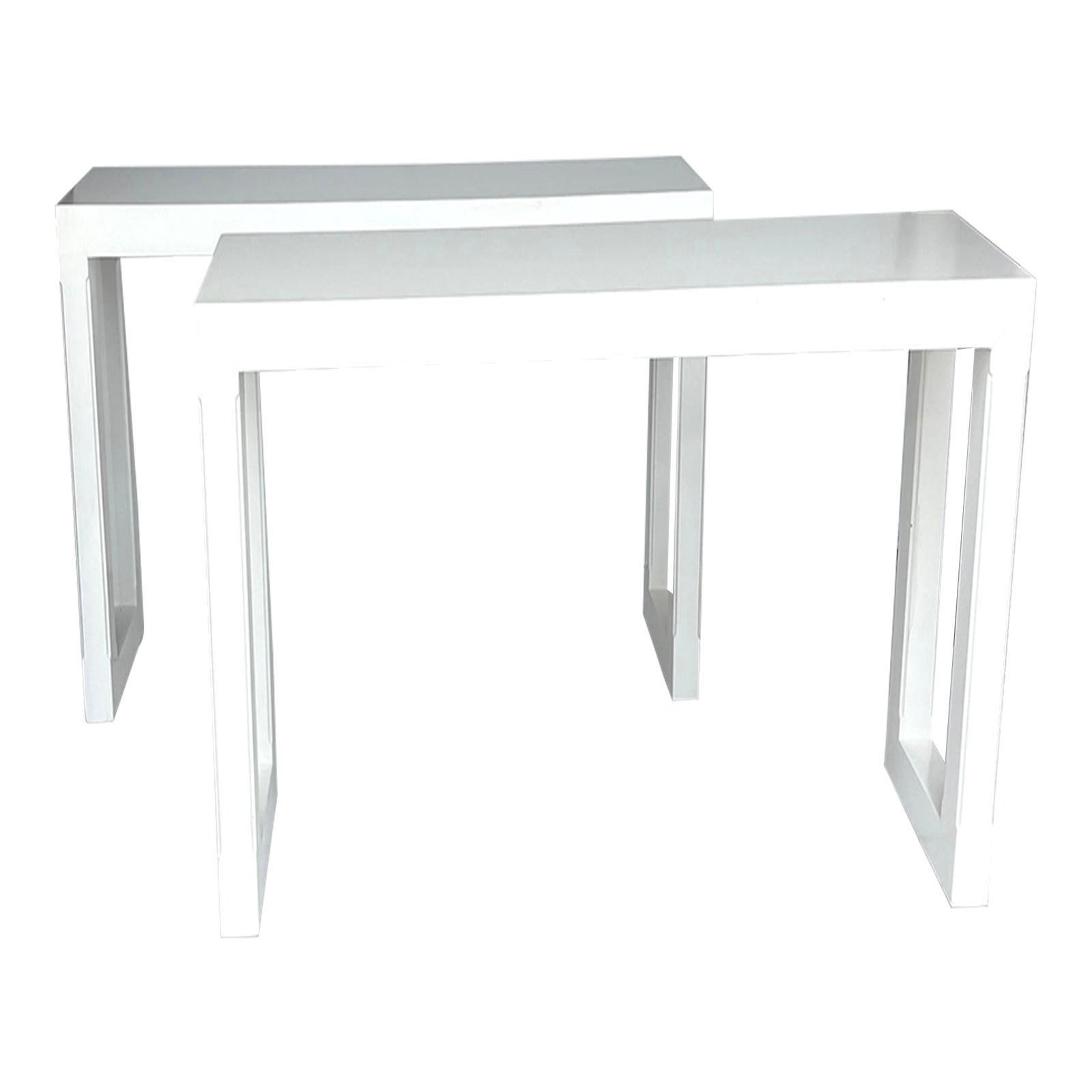 Modern Consoles Set of 2 | Chairish