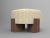 Not Yet Made - Made To Order Cassette Pouf in Serai Alabaster Fabric and Smoked Oak by Alter Ego for Collector For Sale - Image 5 of 5