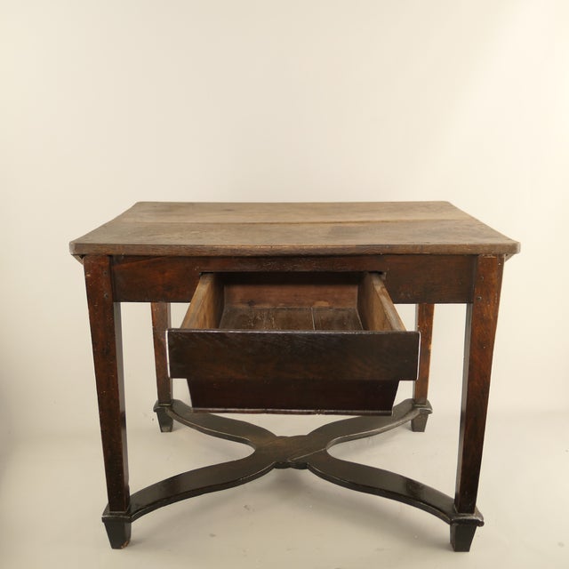 19th Century South Tyrolean Alpine Style Joggeltisch Table with Oak Top For Sale - Image 3 of 16