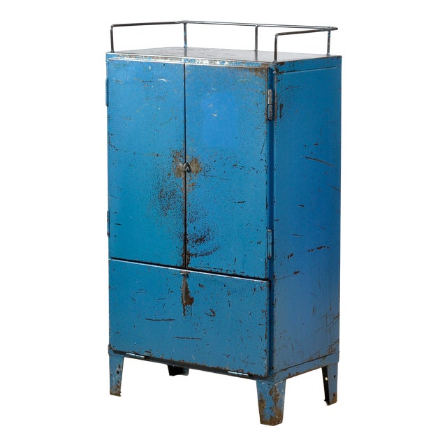 Industrial Four-Drawer Cabinet, 1970s For Sale