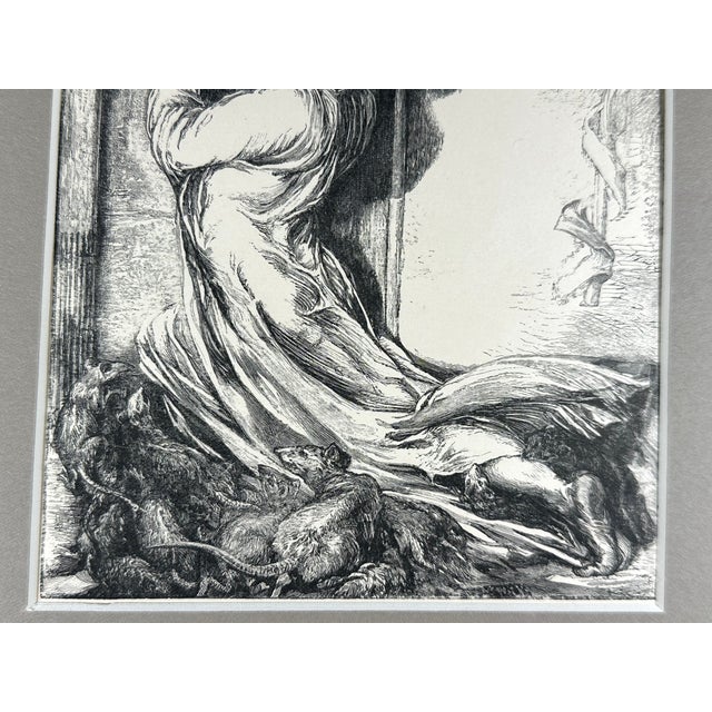 Early 20th Century The Rats Devour Bishop Hatto by Henry Marsh After John La Farge For Sale - Image 4 of 10