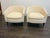 Mid-Century Modern Mid 20th Century Barrel Back Slope Arm Chairs + Casters, Pair For Sale - Image 3 of 12
